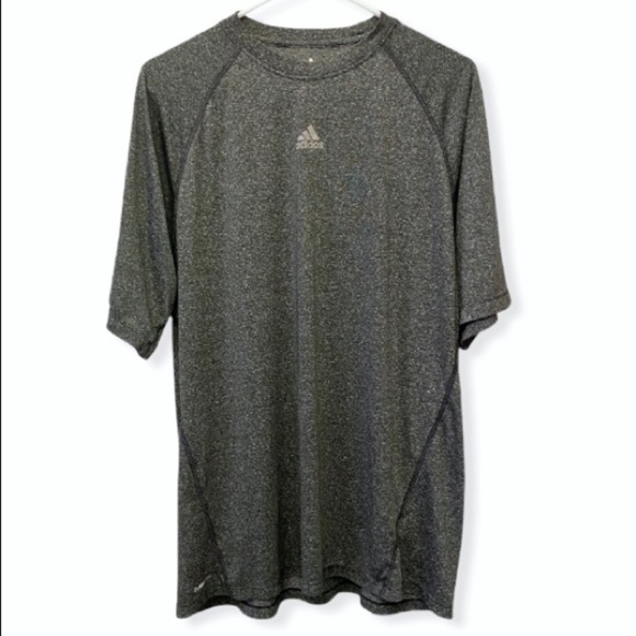 ADIDAS Active T Shirt, Creator Climalite, Heather Gray, Men’s Size XL, Logo - Picture 2 of 5
